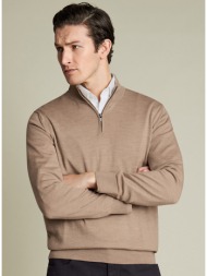 charles tyrwhitt ανδρικό πλεκτό πουλόβερ μάλλινο regular fit