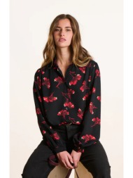 la fee maraboutee γυναικείο πουκάμισο με κλασικό γιακά και floral μοτίβο