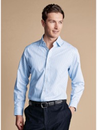charles tyrwhitt ανδρικό πουκάμισο satin regular fit βαμβακερό
