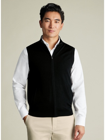 charles tyrwhitt ανδρικό γιλέκο πλεκτό μάλλινο regular fit