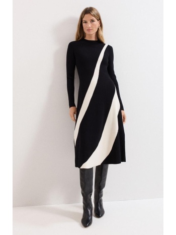 phase eight γυναικείο πλεκτό φόρεμα με στρογγυλή λαιμόκοψη