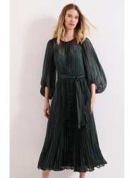 phase eight γυναικείο φόρεμα με balloon μανίκια και πλισέ φούστα