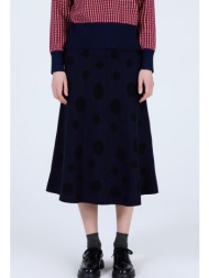 skatie γυναικεία φούστα εβαζέ με πουά μοτίβο