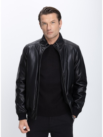 markup ανδρικό jacket με όρθιο γιακά και φερμουάρ