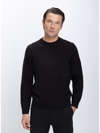 markup ανδρικό πλεκτό πουλόβερ με στρογγυλή λαιμόκοψη