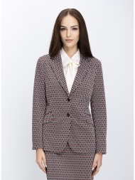 laura donini γυναικείο σακάκι εμπριμέ