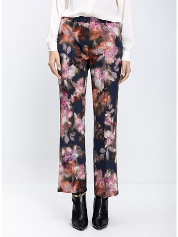 laura donini γυναικείο παντελόνι σε floral μοτίβο