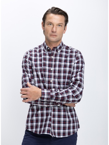 vardas ανδρικό πουκάμισο καρό βαμβακερό regular fit