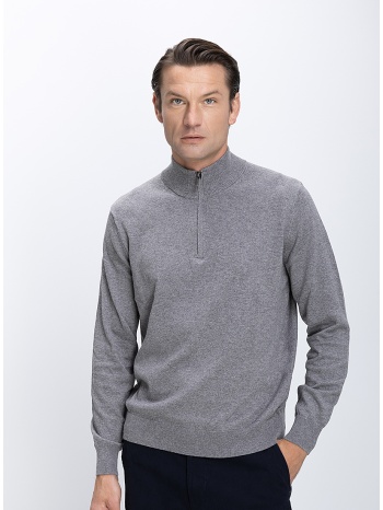 hd x vardas ανδρικό πλεκτό με όρθιο γιακά και φερμουάρ