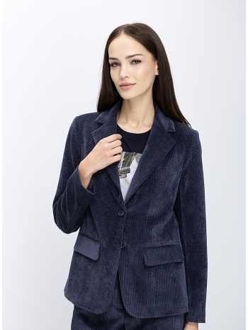 γυναικείο σακάκι κοτλέ regular fit