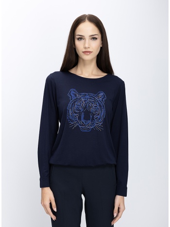 γυναικεία μπλούζα με strass μοτίβο