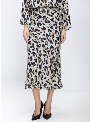 γυναικεία midi φούστα με animal print σε προσφορά