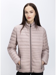 γυναικείο καπιτονέ μπουφάν με όρθιο γιακά