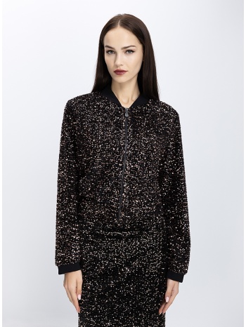 elena miro γυναικεία ζακέτα με παγιέτες