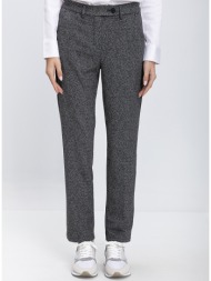 γυναικείο παντελόνι straight fit με διακριτική υφή