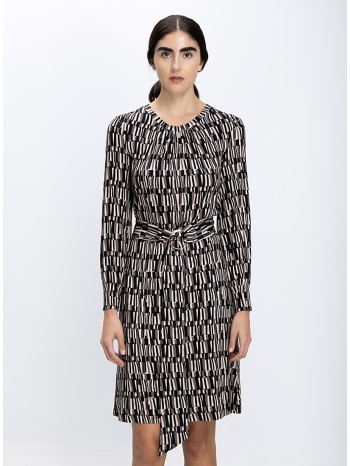 the abito γυναικείο mini φόρεμα με γραφικό μοτίβο