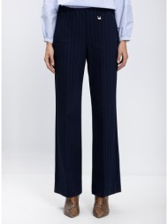 γυναικείο παντελόνι με ριγέ σχέδιο straight fit