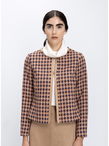 γυναικείο κοντό σακάκι tweed