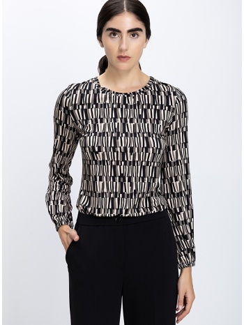 the abito γυναικεία μπλούζα με γεωμετρικό μοτίβο