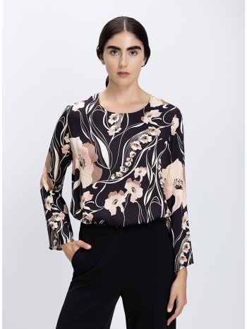 γυναικεία μπλούζα με floral μοτίβο