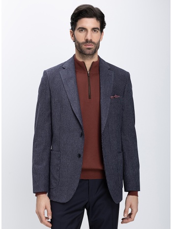 kaiser hoff ανδρικό σακάκι blazer βαμβακερό με εξωτερικές