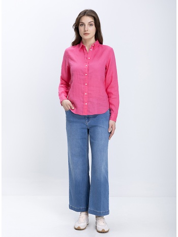 gant γυναικείο πουκάμισο λινό regular fit
