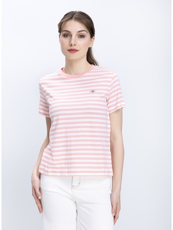 gant γυναικεία μπλούζα ριγέ regular fit βαμβακερή