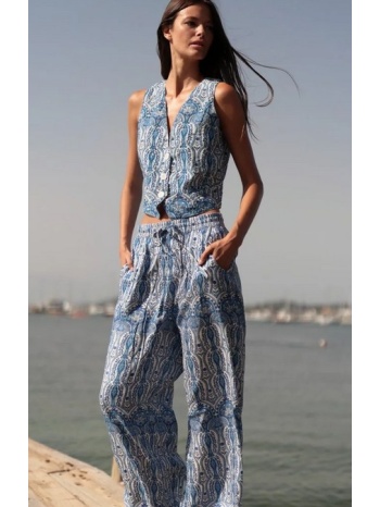 luna llena γυναικείο γιλέκο paisley tailored regular fit