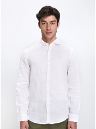 mark up ανδρικό λινό πουκάμισο regular fit
