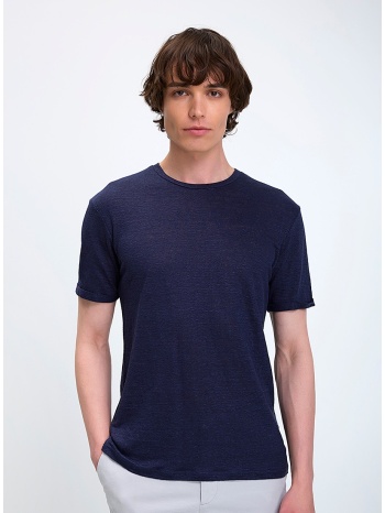 vardas ανδρικό t-shirt λινό slim fit σε προσφορά