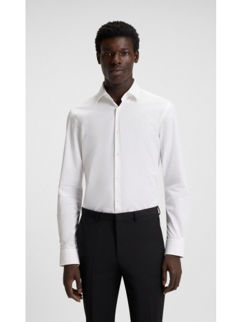 hugo ανδρικό βαμβακερό πουκάμισο slim fit kenno με kent