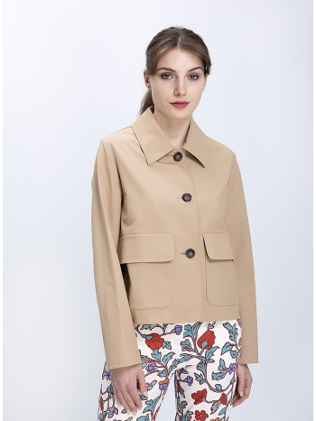 cinzia rocca γυναικείο σακάκι με patch τσέπες regular fit