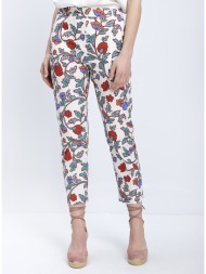 penny black γυναικείο παντελόνι με floral print slim fit