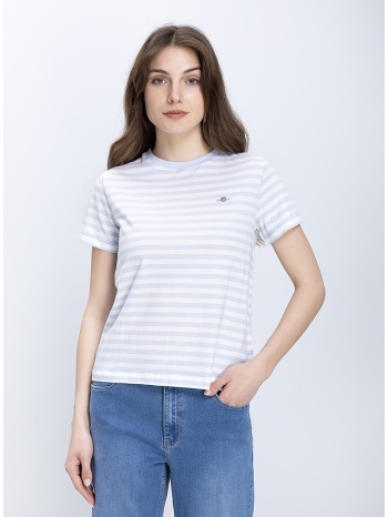 gant γυναικεία μπλούζα ριγέ regular fit βαμβακερή