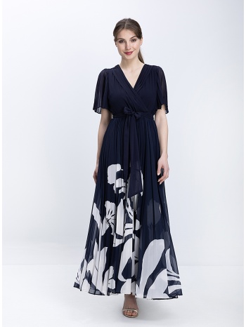 phase eight γυναικείο maxi φόρεμα με print κρουαζέ