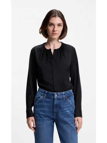 boss γυναικεία μπλούζα μεταξωτή regular fit