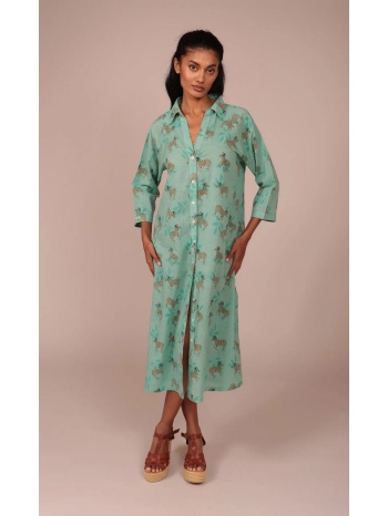 luna llena γυναικείο σεμιζιέ midi zebra print regular fit