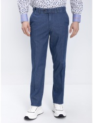 kaiserhof ανδρικό παντελόνι jean με καθαρή γραμμή straight fit
