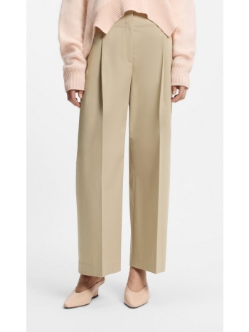 boss γυναικείο παντελόνι culottes relaxed fit
