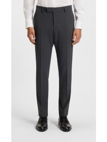 boss ανδρικό παντελόνι slim fit σε wool blend