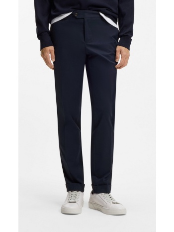 boss ανδρικό παντελόνι slim fit από βαμβακερό stretch με
