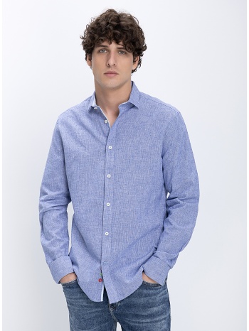 a fish named fred ανδρικό πουκάμισο με λογότυπο στη μανσέτα