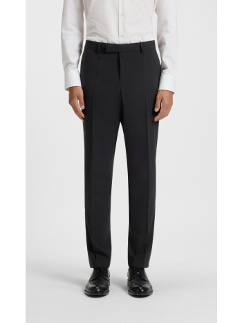 boss ανδρικό παντελόνι slim fit σε wool blend