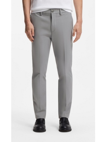 boss ανδρικό παντελόνι slim fit από cotton blend twill με