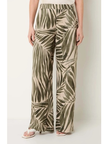 penny black γυναικείο παντελόνι wide fit με σατινέ υφή και