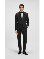 boss ανδρικό κοστούμι σμόκιν slim fit από παρθένο μαλλί