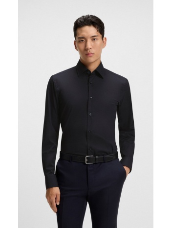 boss ανδρικό πουκάμισο slim fit από βαμβακερή stretch