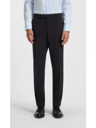 boss ανδρικό παντελόνι slim fit σε wool blend