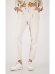 monari γυναικείο παντελόνι με κορδόνι στη μέση και πλαϊνές τσέπες