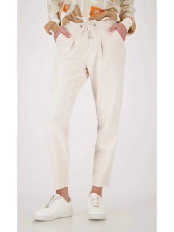 monari γυναικείο παντελόνι με κορδόνι στη μέση και πλαϊνές